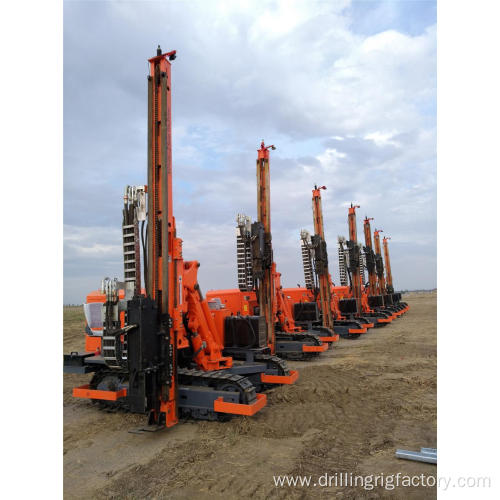 Solar Piling Machine Hydraulic Impact Hammer Pile